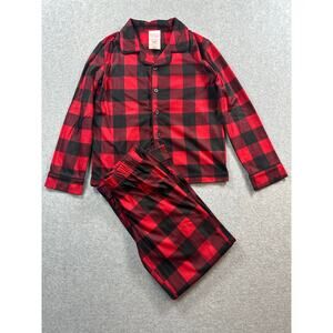 Target Wondershop Kids Christmas Pajama Set Buffalo Plaid Flannel 6/7